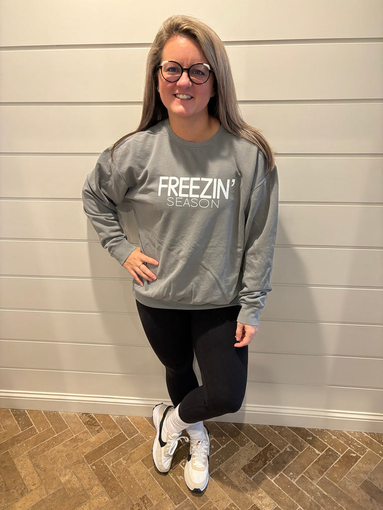 Freezin' Comfort Colors Crew *Custom Printed