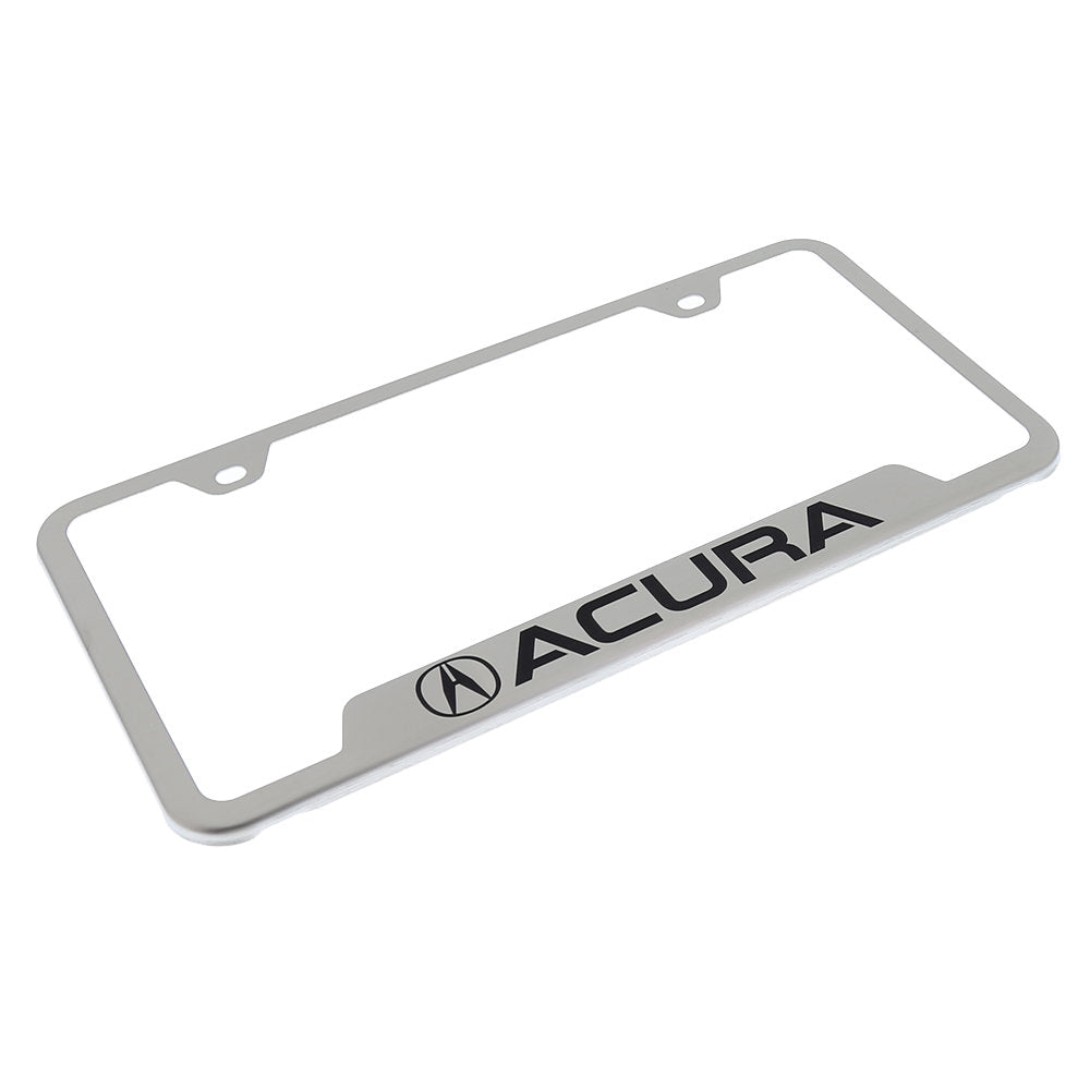 Acura License Plate Frame (Brushed Chrome)