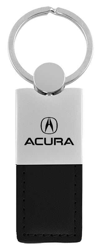 Acura Leather Key Ring (Chrome)