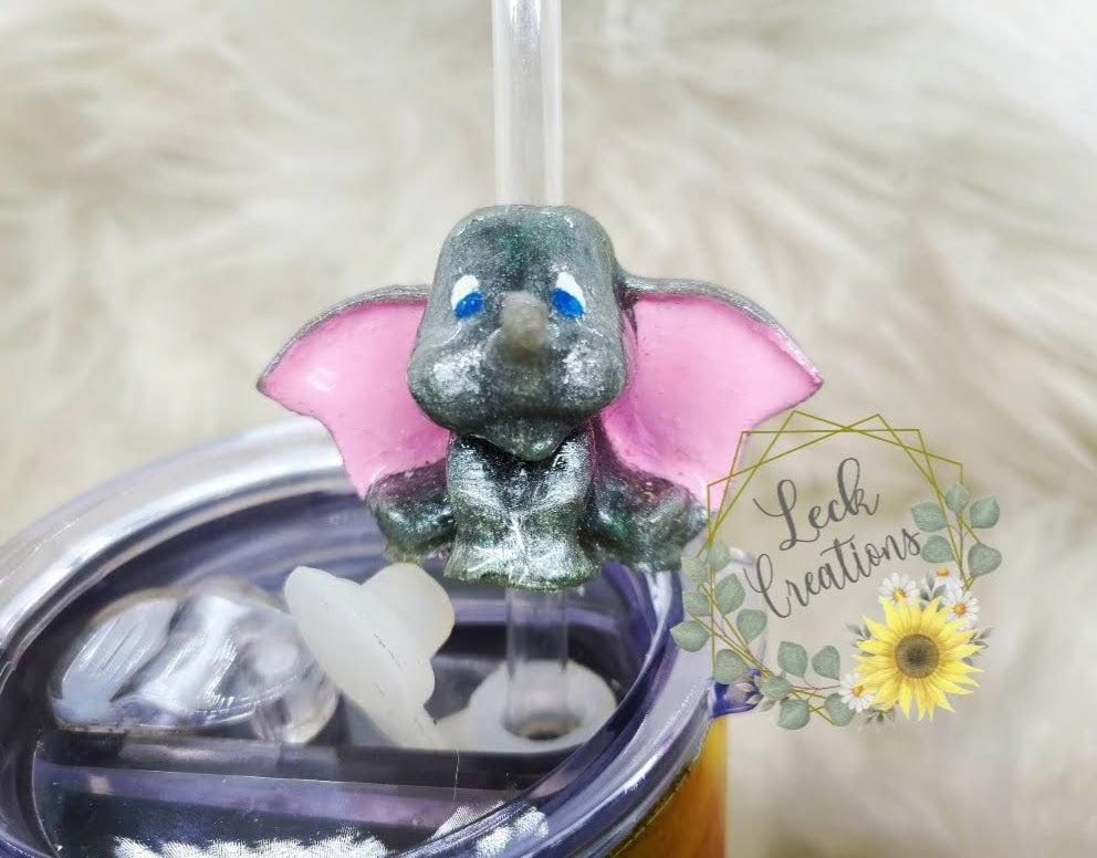 3D Dumbo Straw Topper